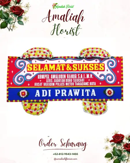 Papan Bunga Ucapan Selamat cibingbin